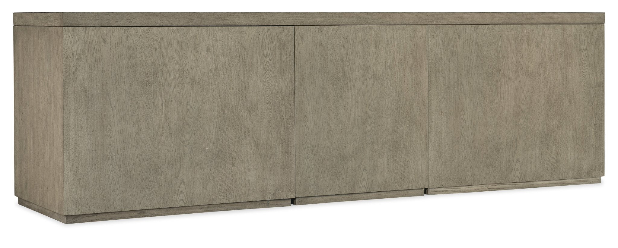 HookerLinville Falls 96" Credenza with File, Lateral File and Open Desk Cabinet