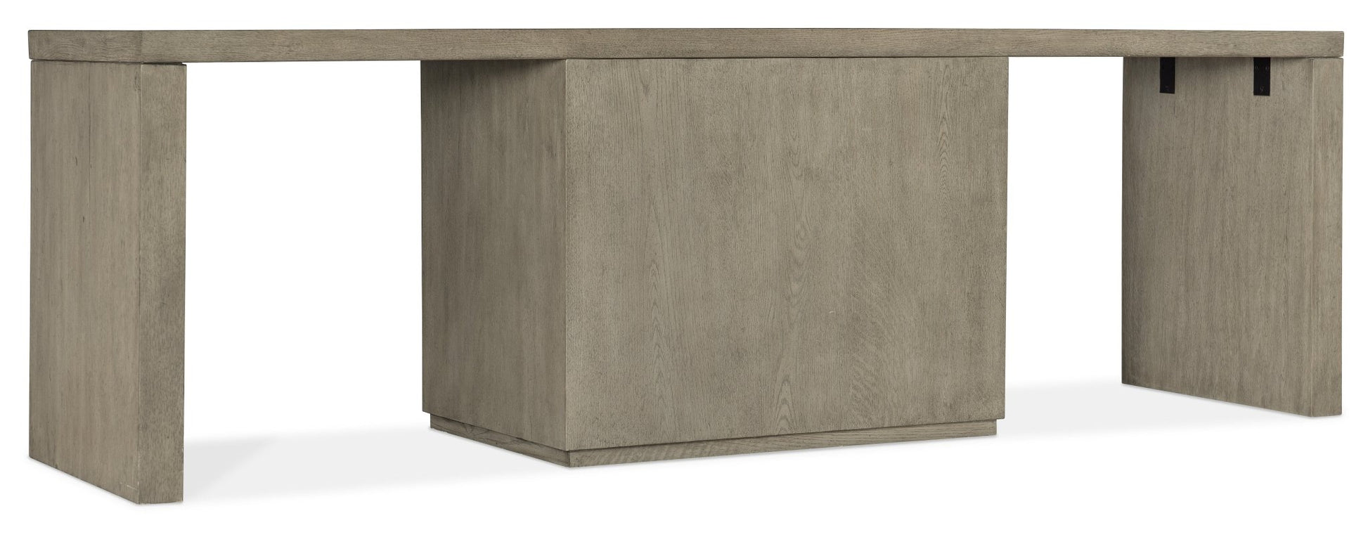 HookerLinville Falls 96" Desk with Centered Lateral File
