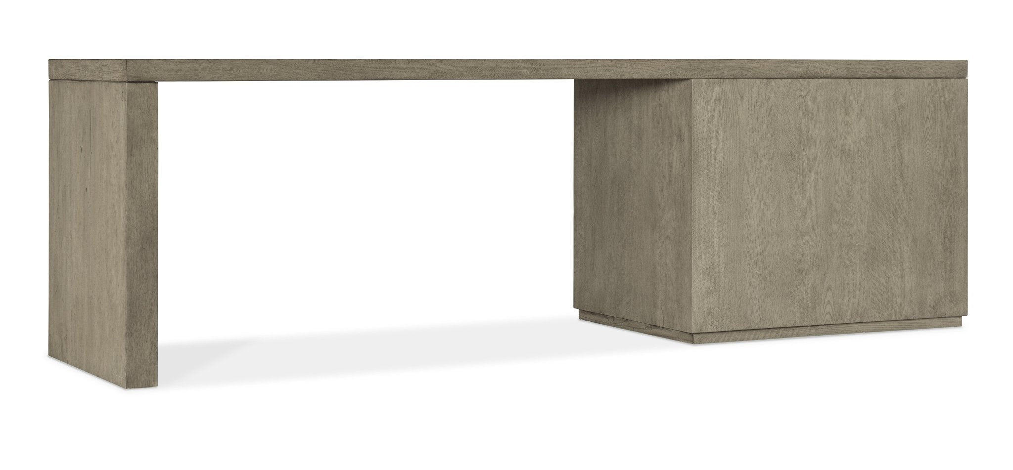 HookerLinville Falls 96" Desk with Lateral File