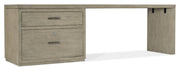 HookerLinville Falls 96" Desk with Lateral File