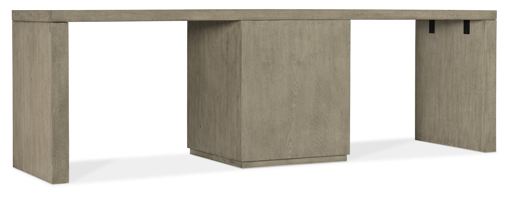 HookerLinville Falls 96" Desk with One Centered File