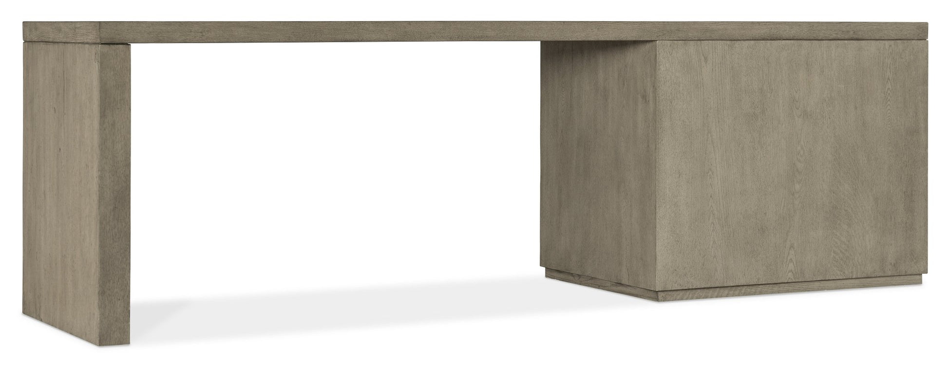 HookerLinville Falls 96" Desk with Open Desk Cabinet