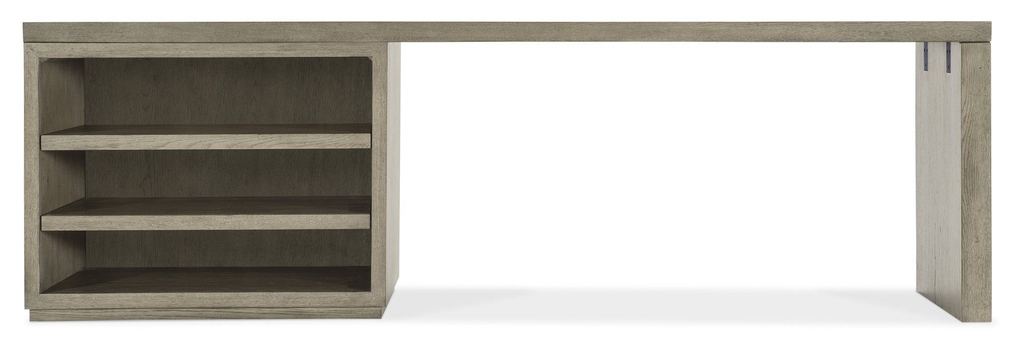 HookerLinville Falls 96" Desk with Open Desk Cabinet