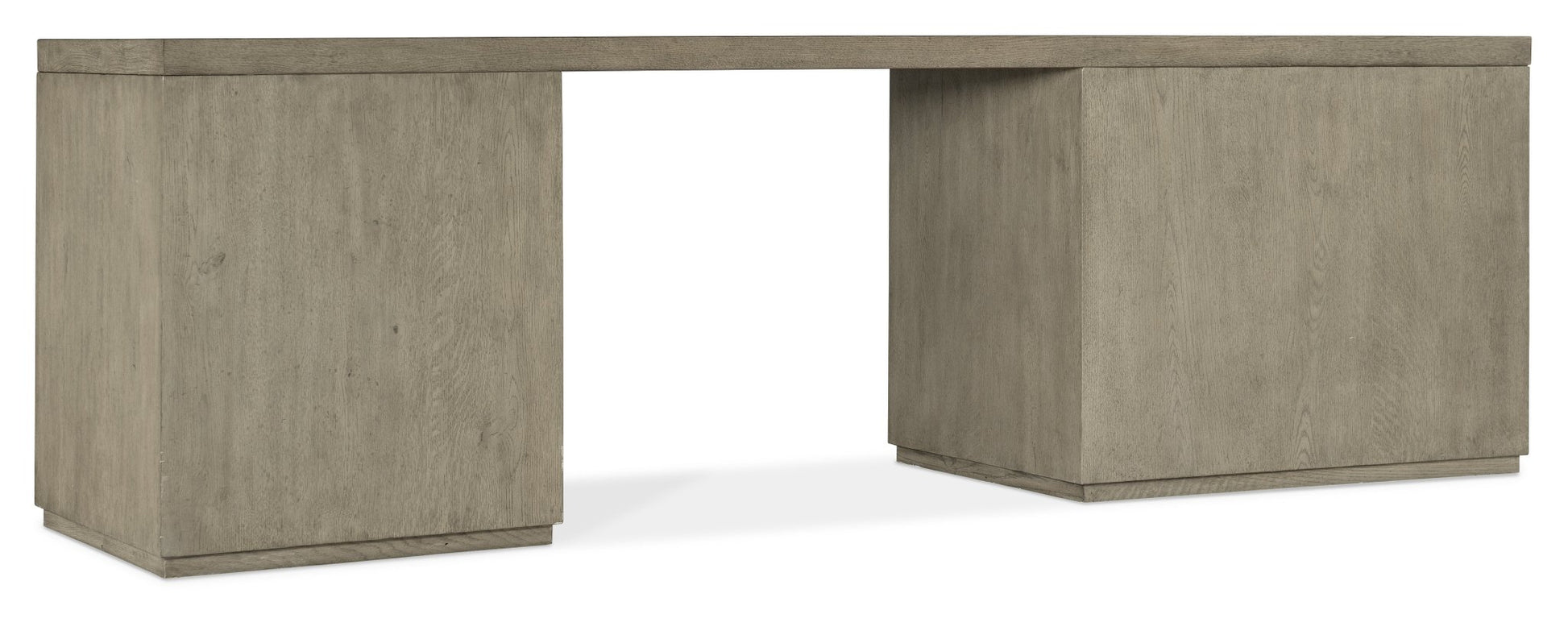 HookerLinville Falls 96" Desk with Small File and Lateral File