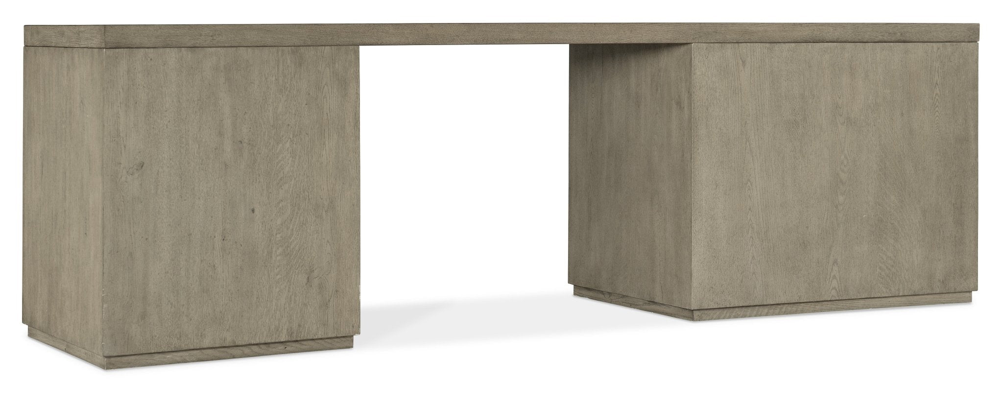 HookerLinville Falls 96" Desk with Small File and Lateral File