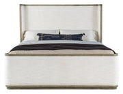 HookerLinville Falls Boones Cal King Upholstered Shelter Bed