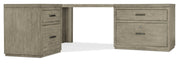 HookerLinville Falls Corner Desk with File and Lateral File