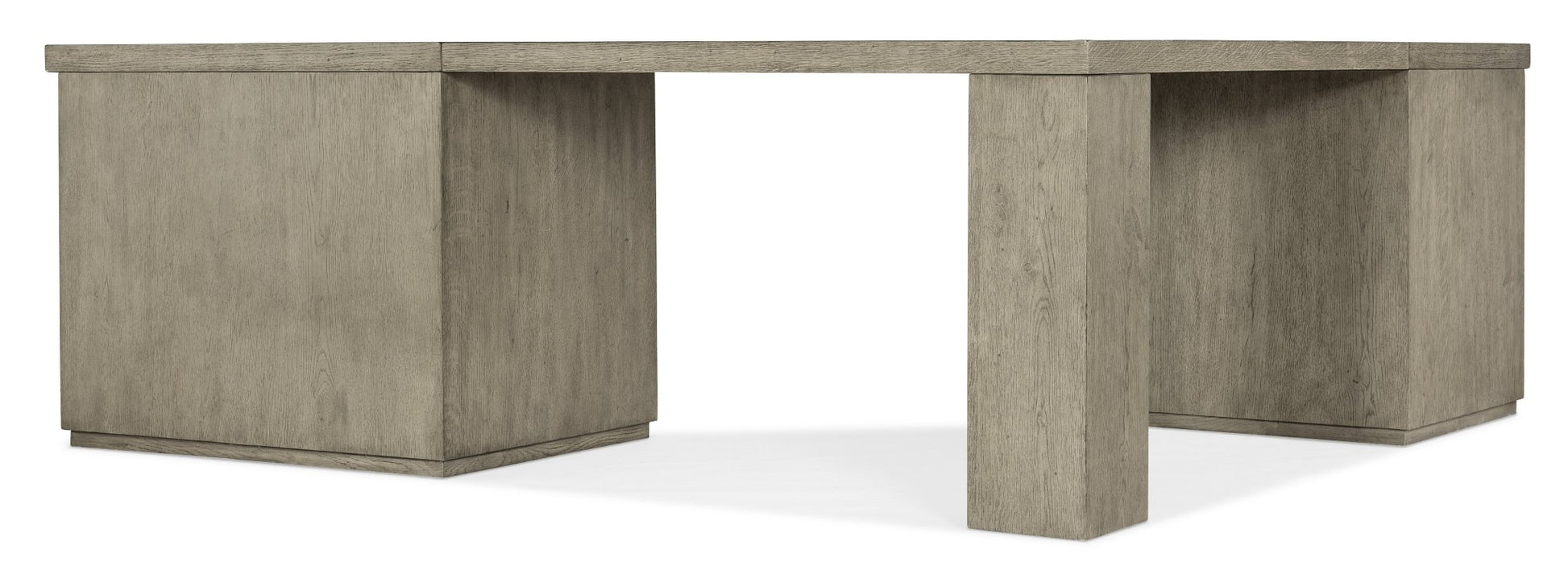 HookerLinville Falls Corner Desk with File and Open Desk Cabinet