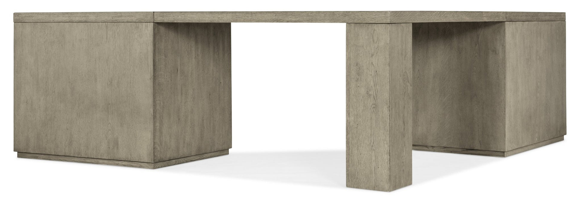 HookerLinville Falls Corner Desk with Lateral File and Open Desk Cabinet