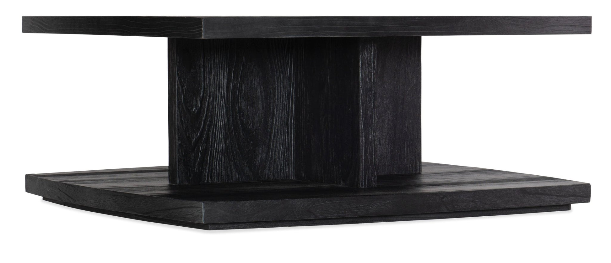 HookerLinville Falls Shou Sugi Ban Square Cocktail Table