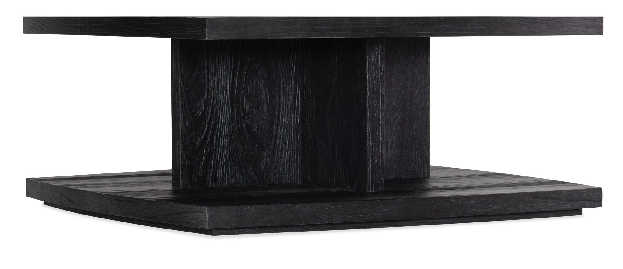 HookerLinville Falls Shou Sugi Ban Square Cocktail Table