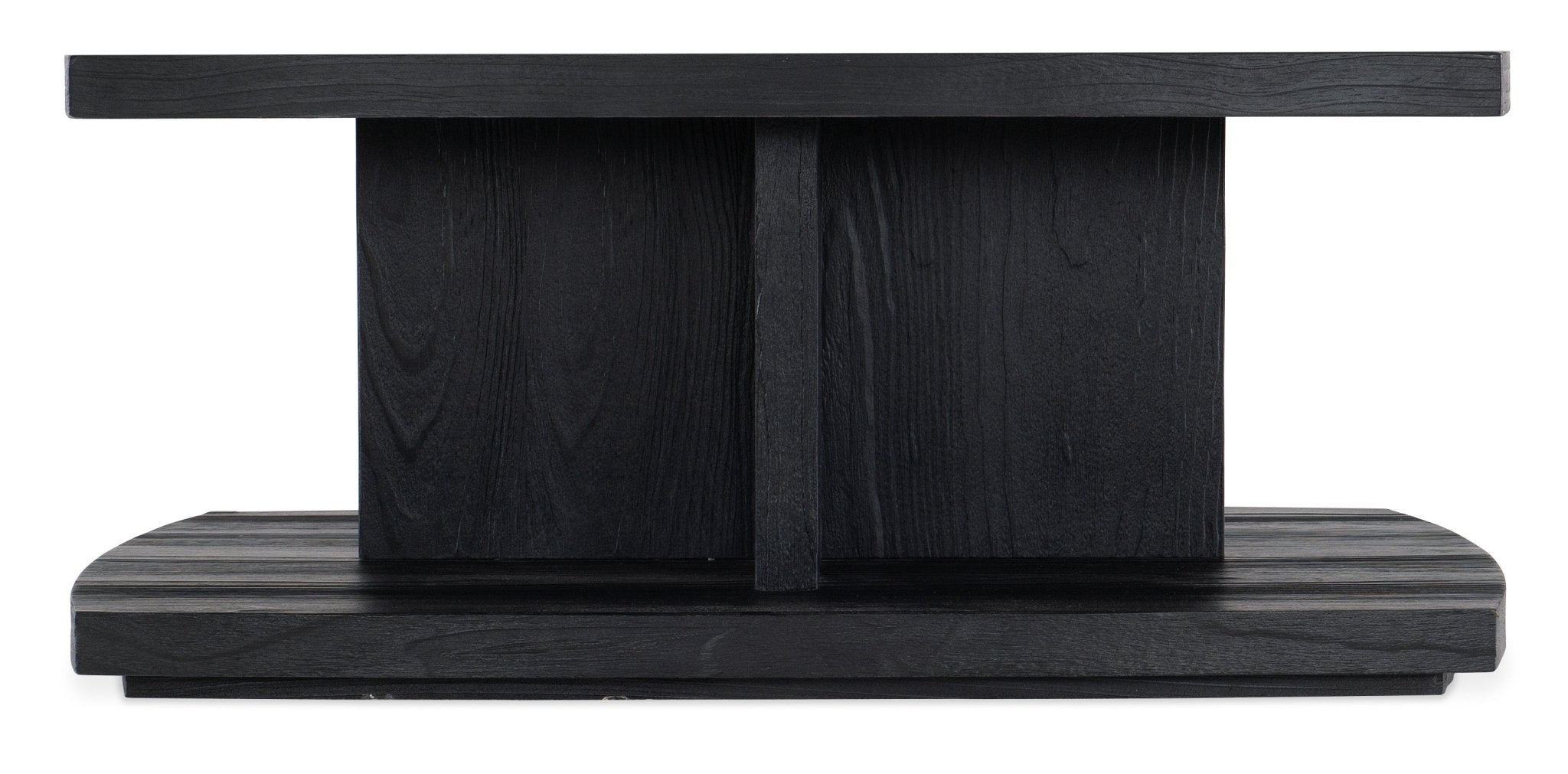 HookerLinville Falls Shou Sugi Ban Square Cocktail Table