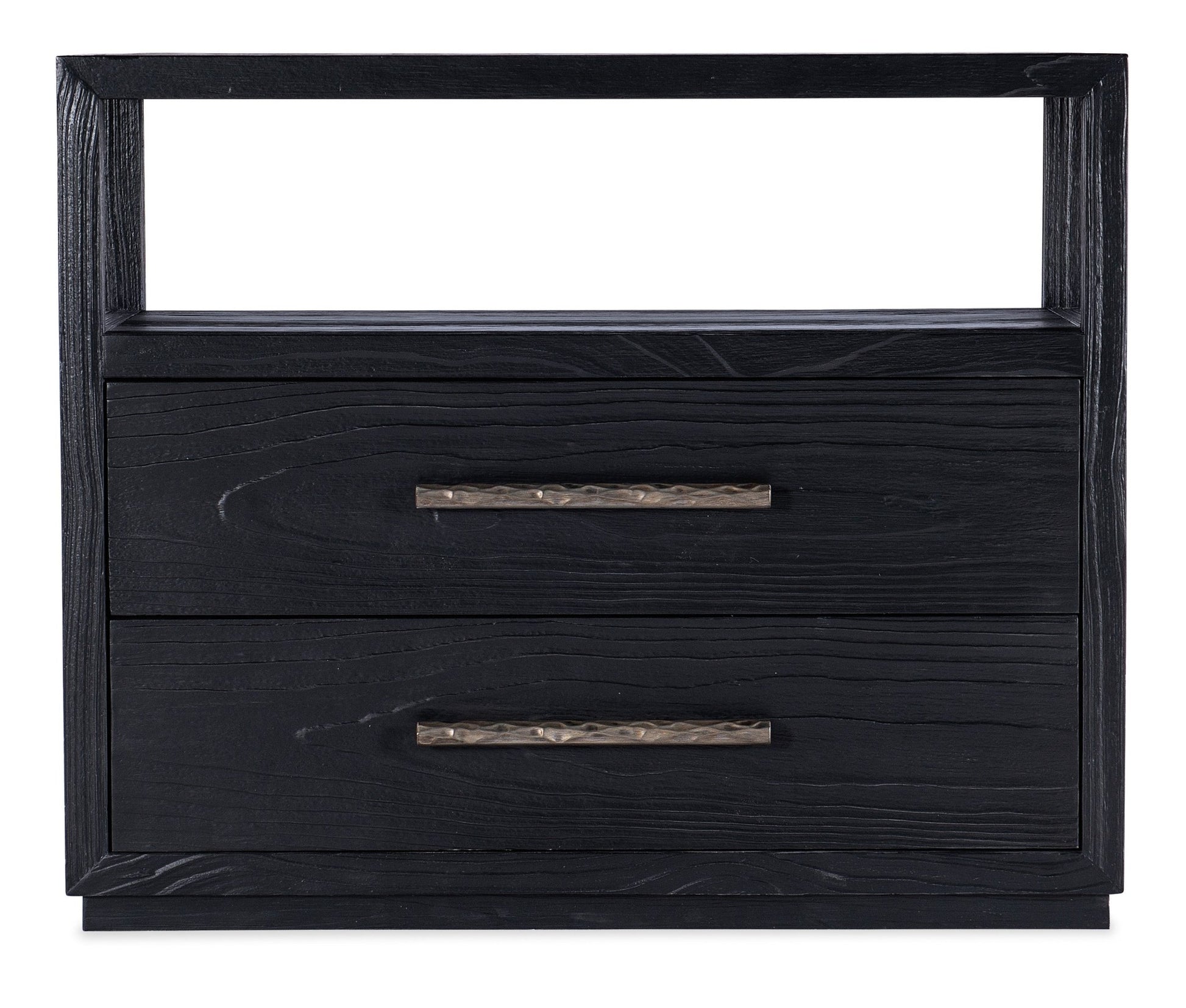 HookerLinville Falls Shou Sugi Ban Two Drawer Nightstand