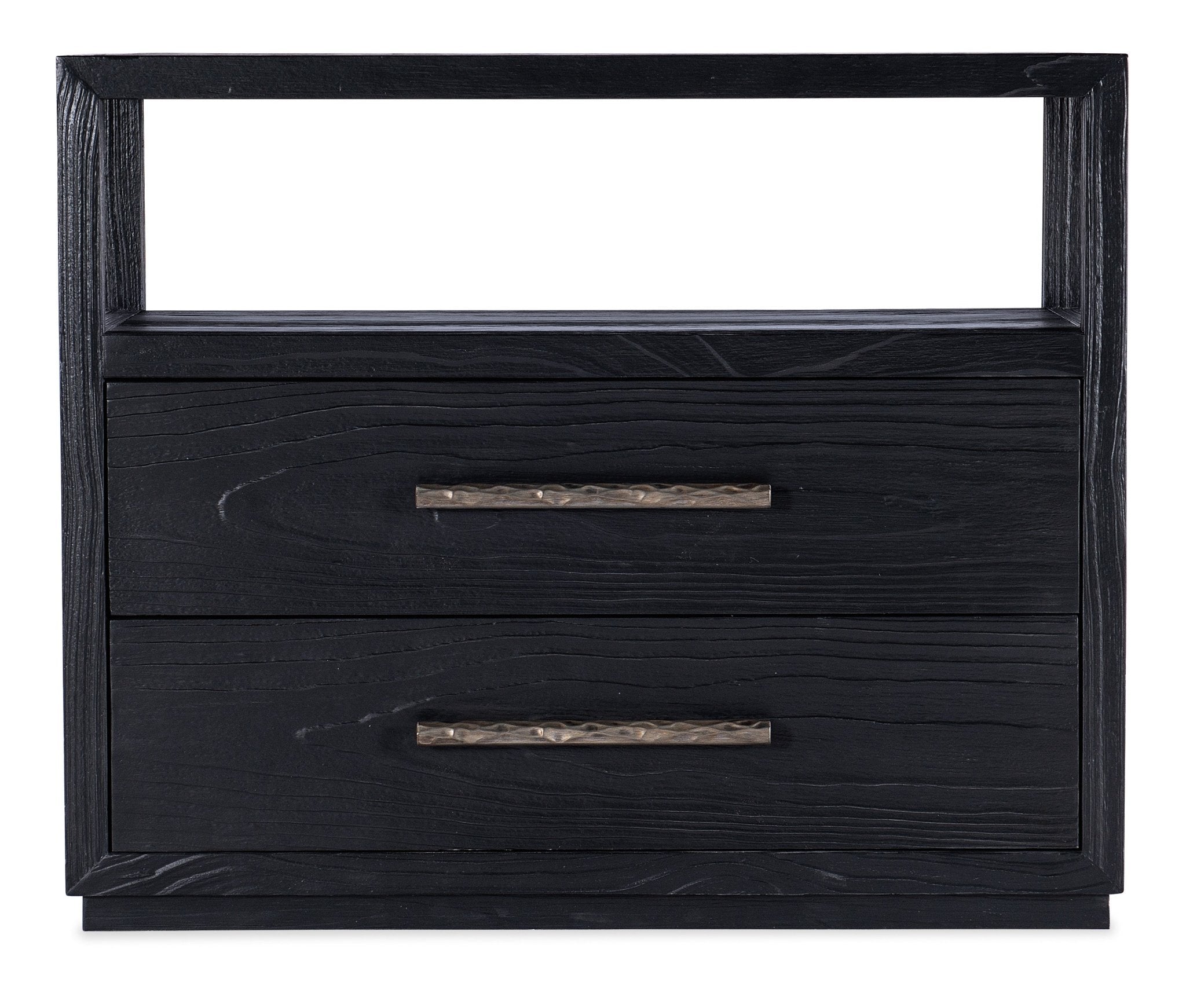 HookerLinville Falls Shou Sugi Ban Two Drawer Nightstand