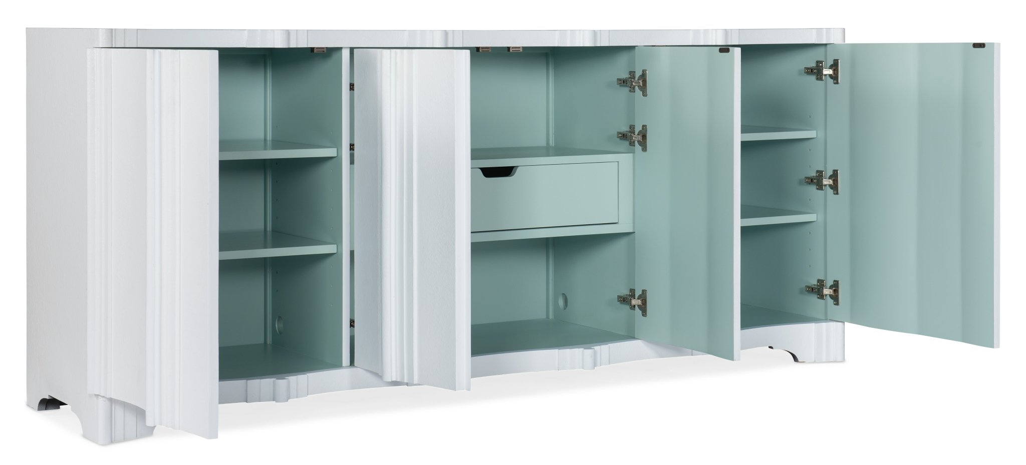 HookerMelange Corinth Four Door Entertainment Console
