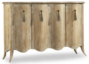 HookerMelange Draped Credenza