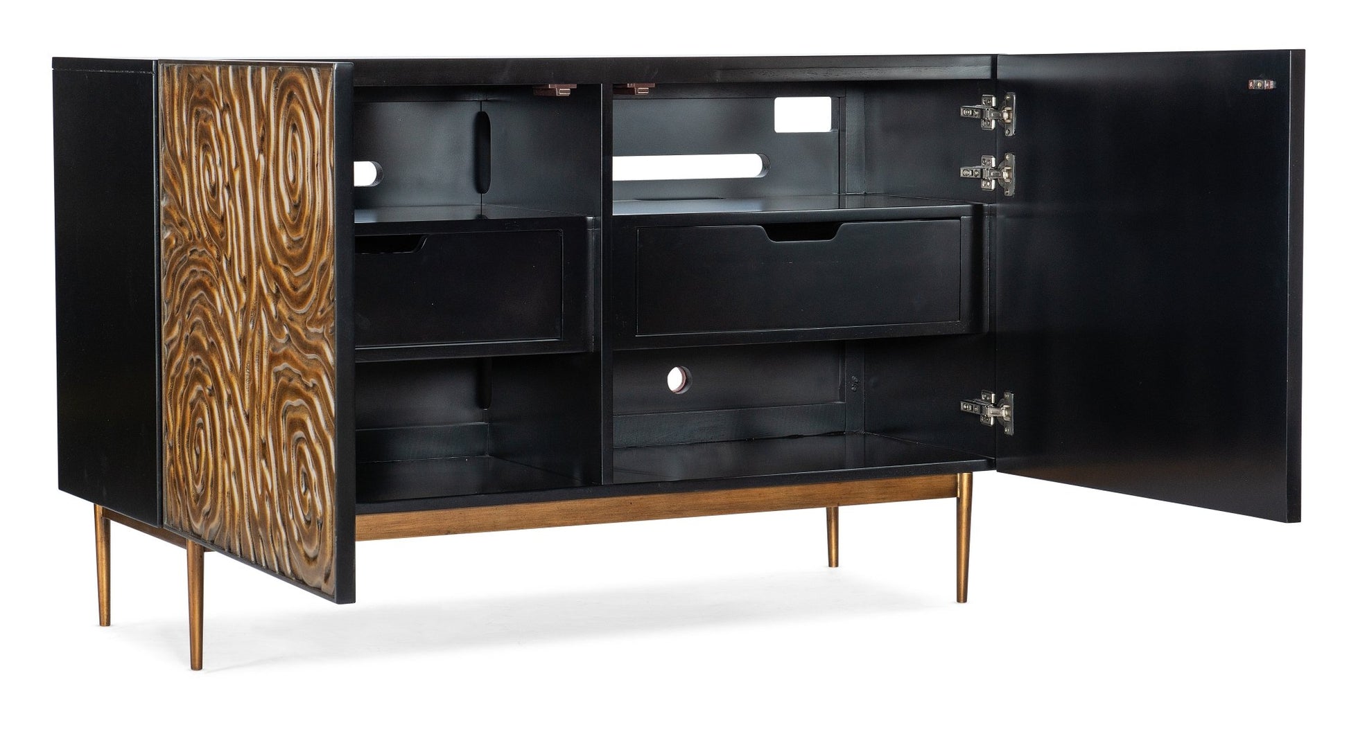 HookerMelange Fingerprints Two Door Credenza