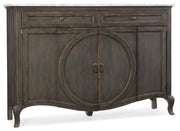 HookerMelange Four - Door Two - Drawer Credenza