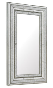 HookerMelange Glamour Floor Mirror withJewelry Armoire Storage