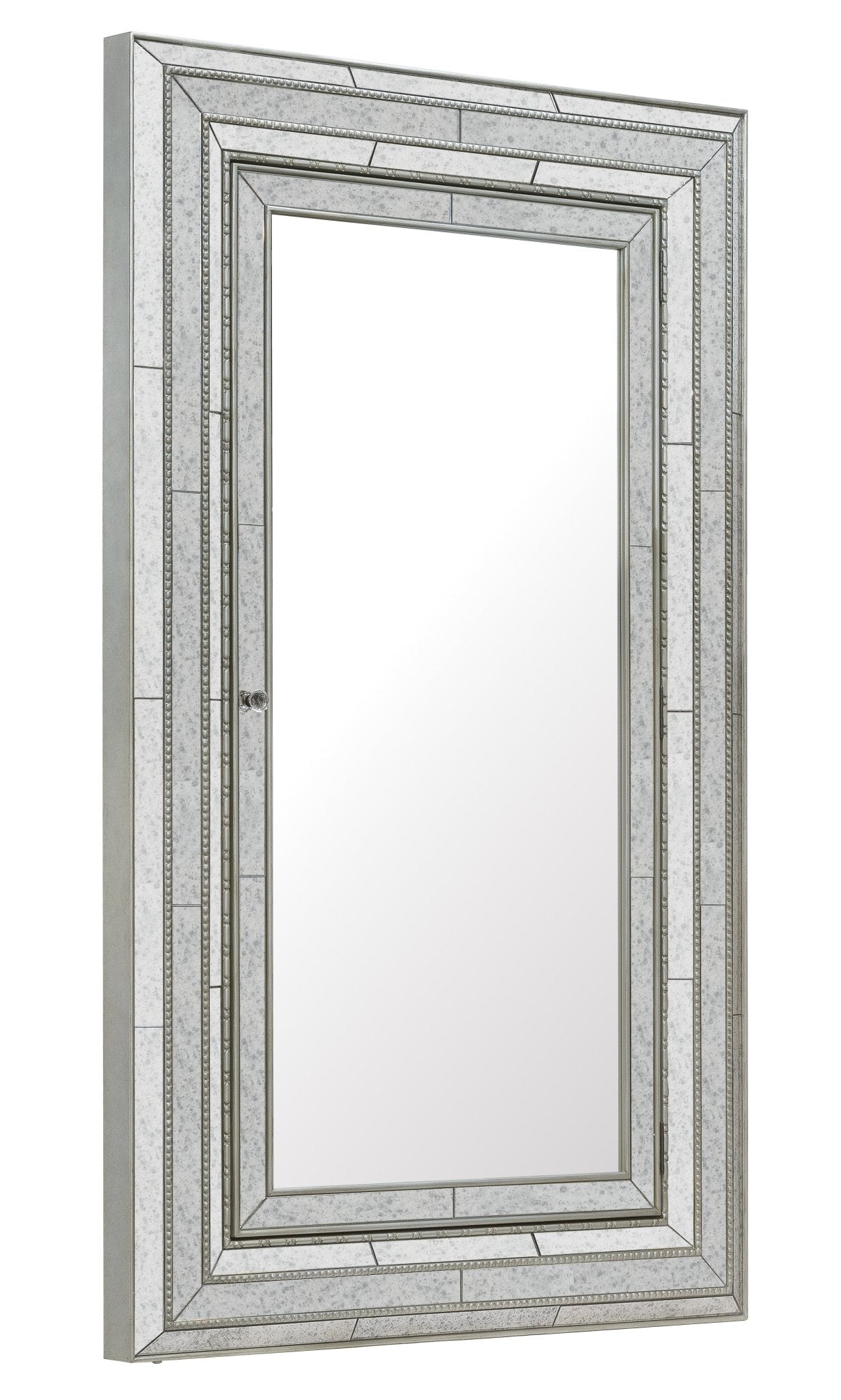 HookerMelange Glamour Floor Mirror withJewelry Armoire Storage