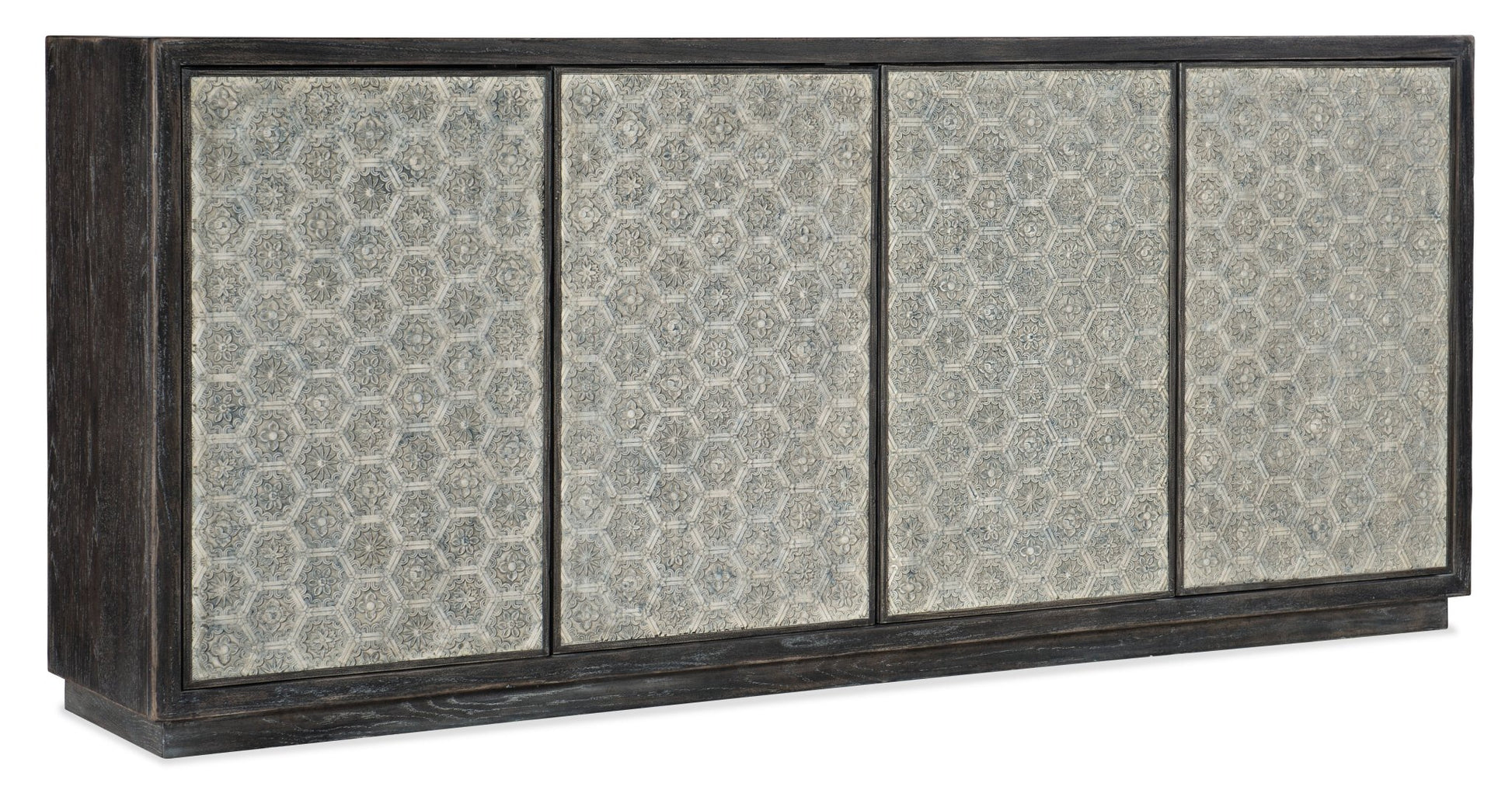 HookerMelange Greystone Four - Door Credenza