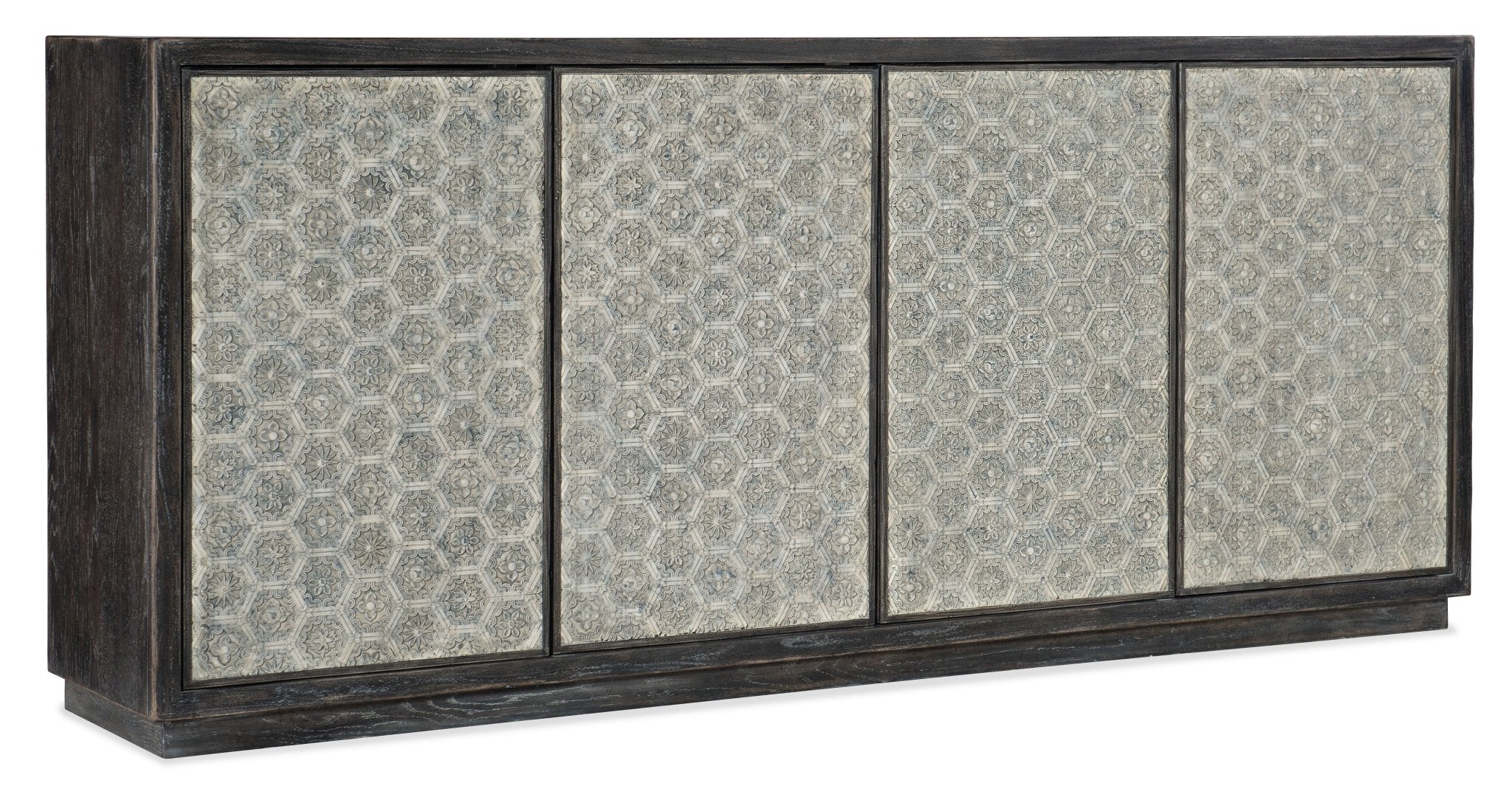 HookerMelange Greystone Four - Door Credenza