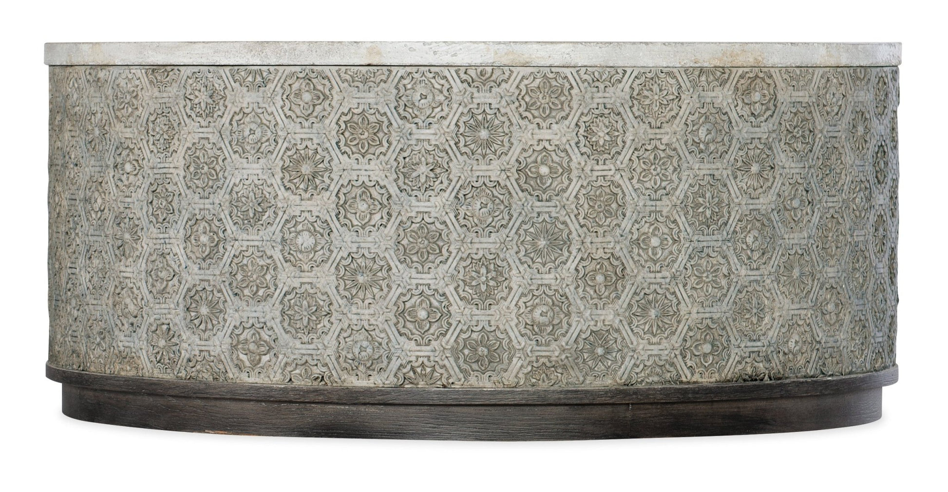 HookerMelange Greystone Round Cocktail Table