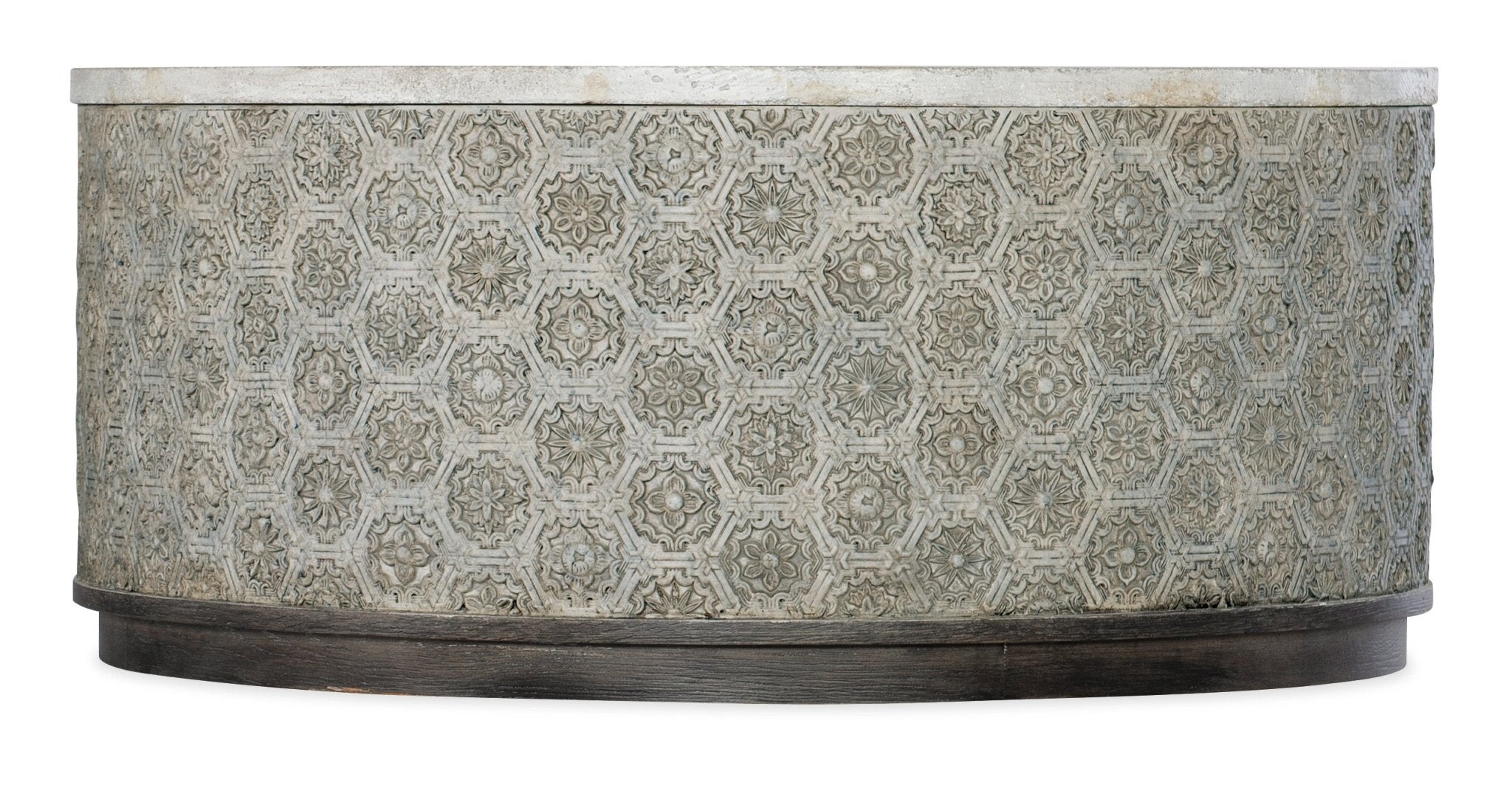 HookerMelange Greystone Round Cocktail Table