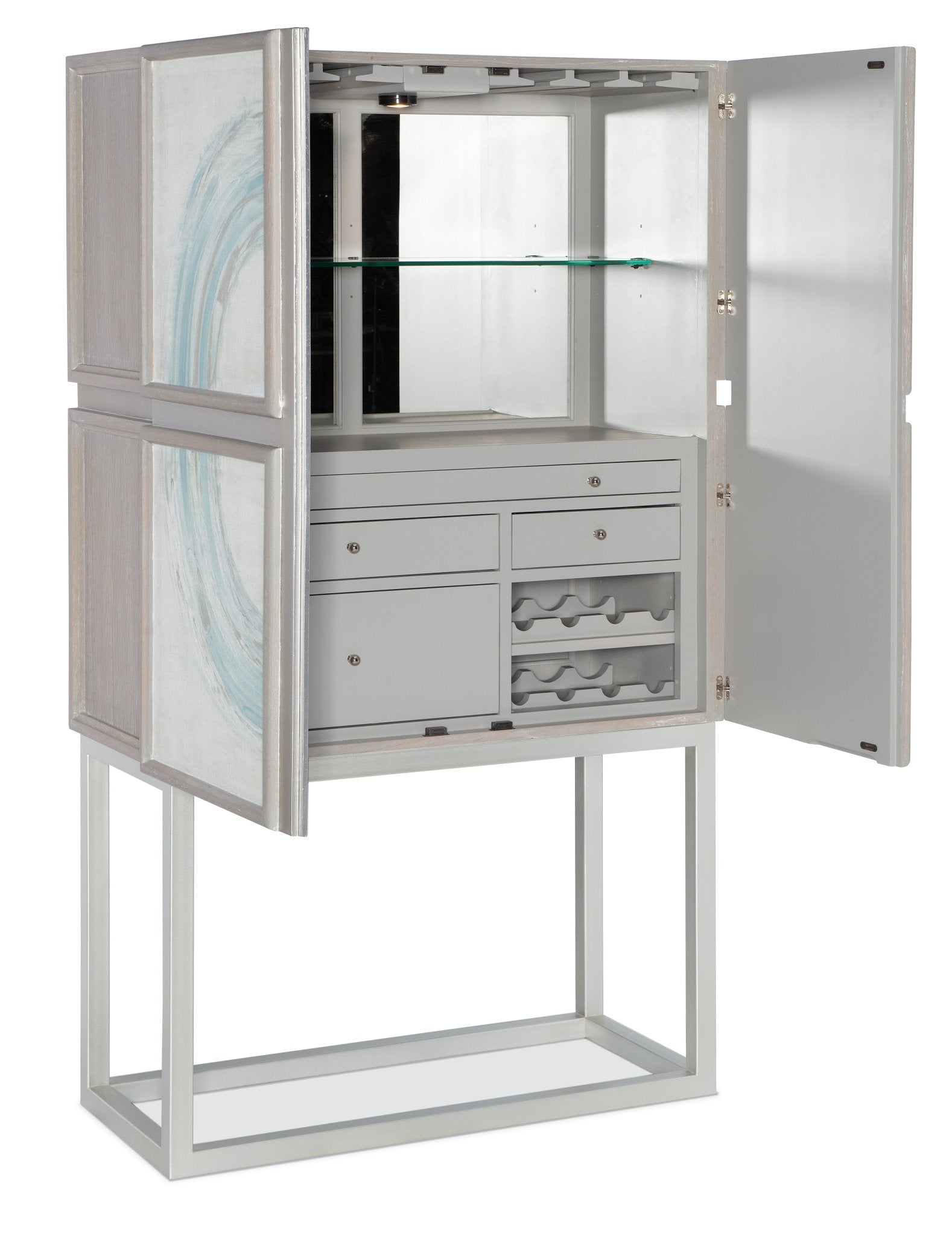 HookerMelange Kandin Bar Cabinet
