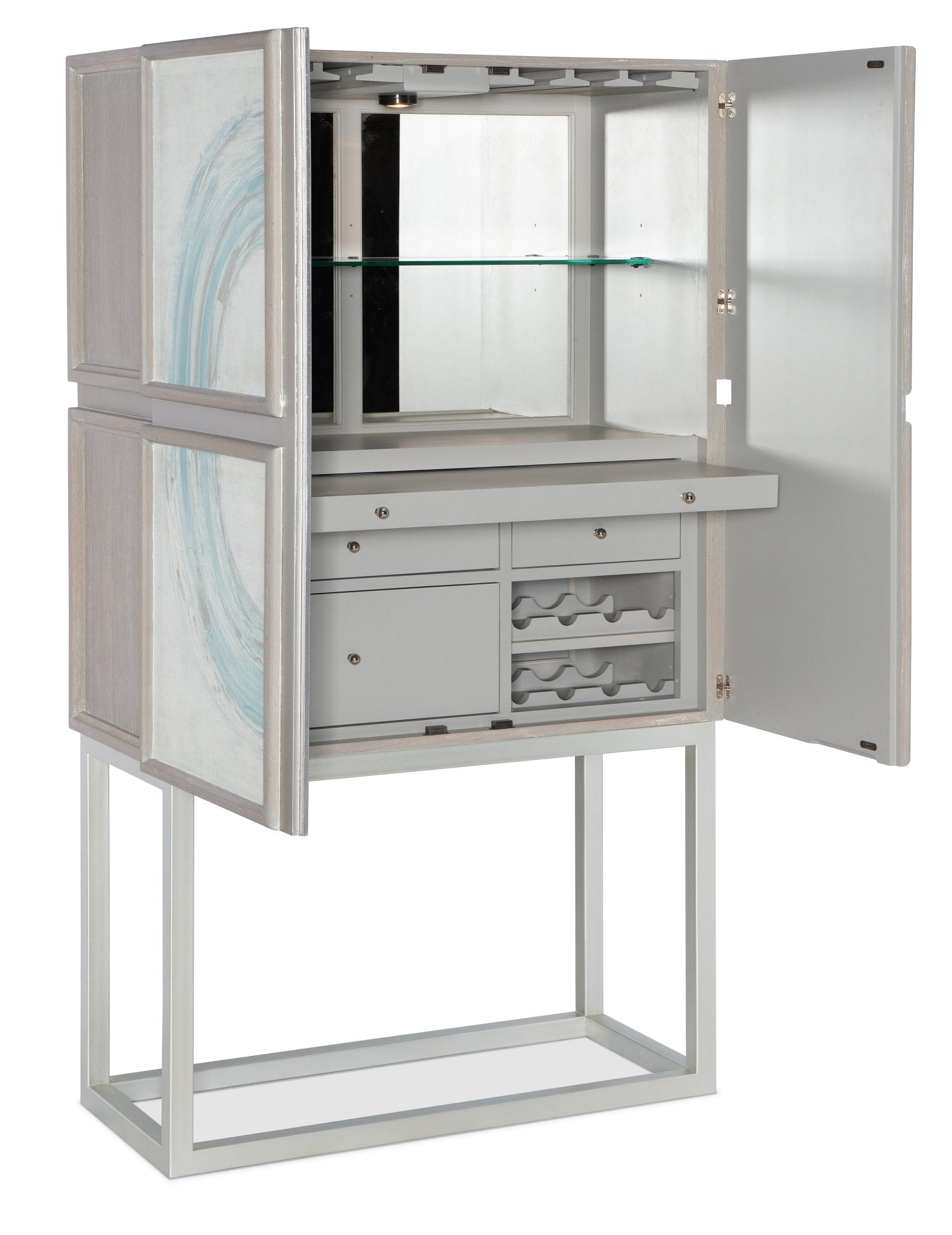 HookerMelange Kandin Bar Cabinet