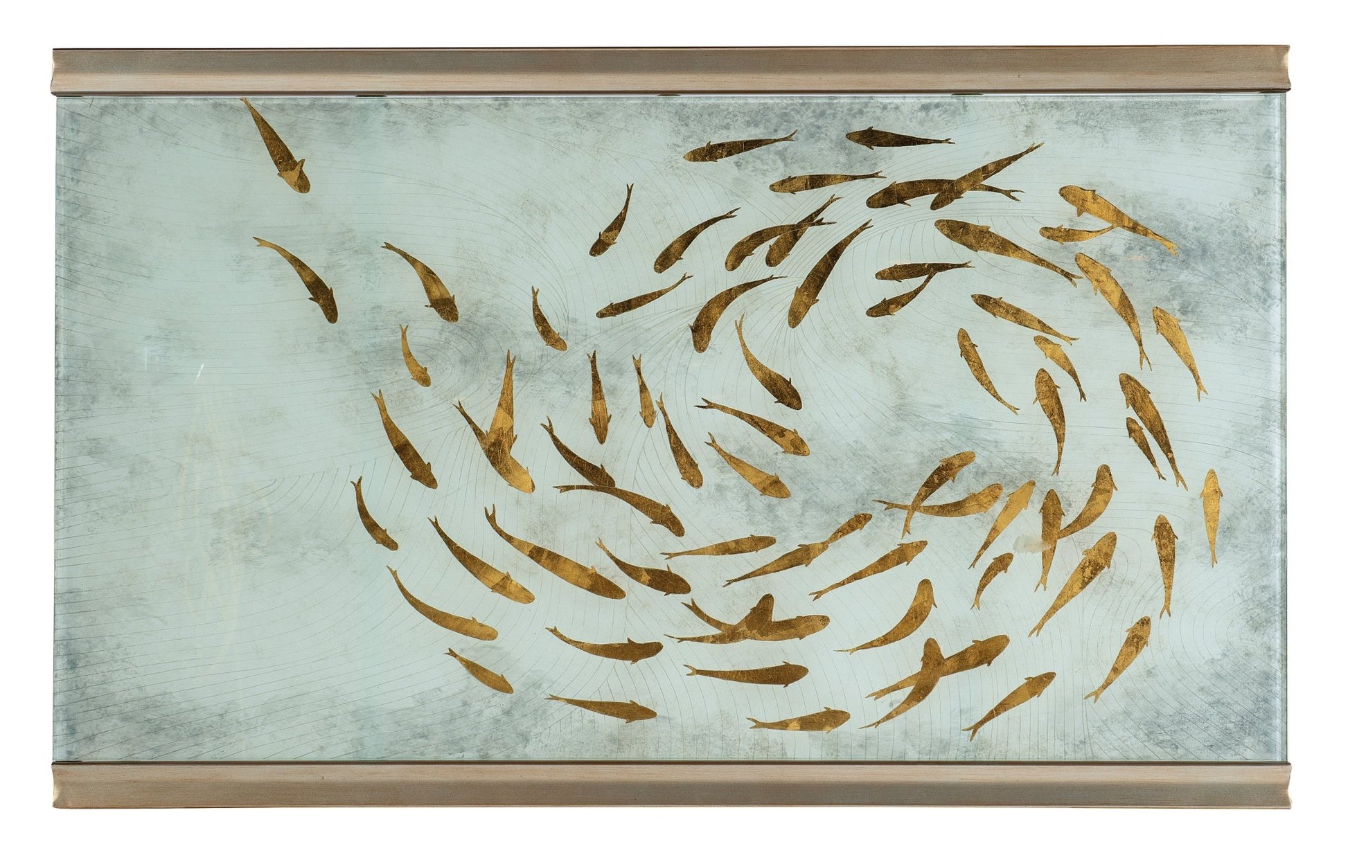 HookerMelange Koi Rectangle Cocktail Table
