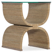 HookerMelange Lenny Woven End Table