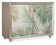 HookerMelange Lets Be Fronds Two Door Chest