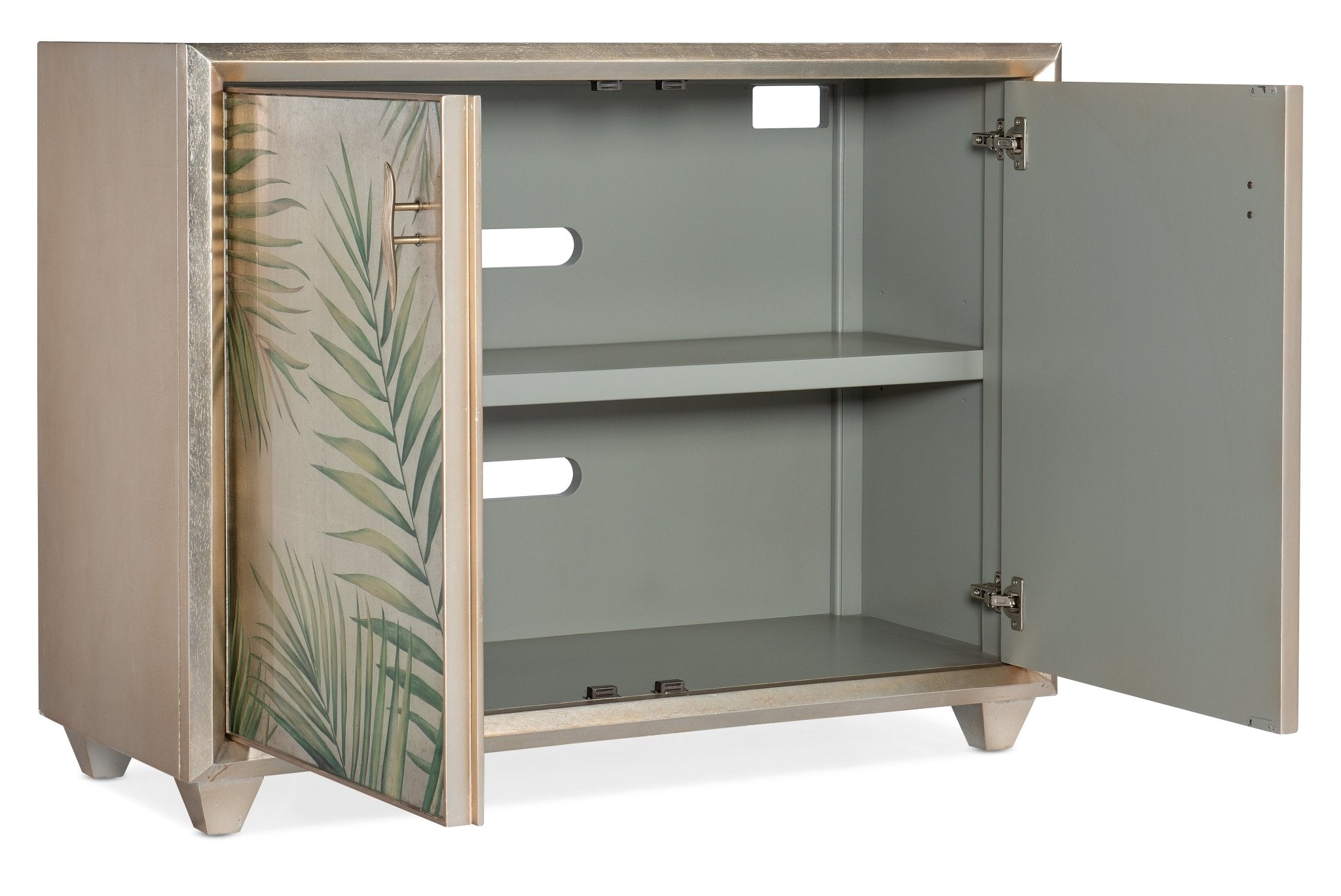 HookerMelange Lets Be Fronds Two Door Chest