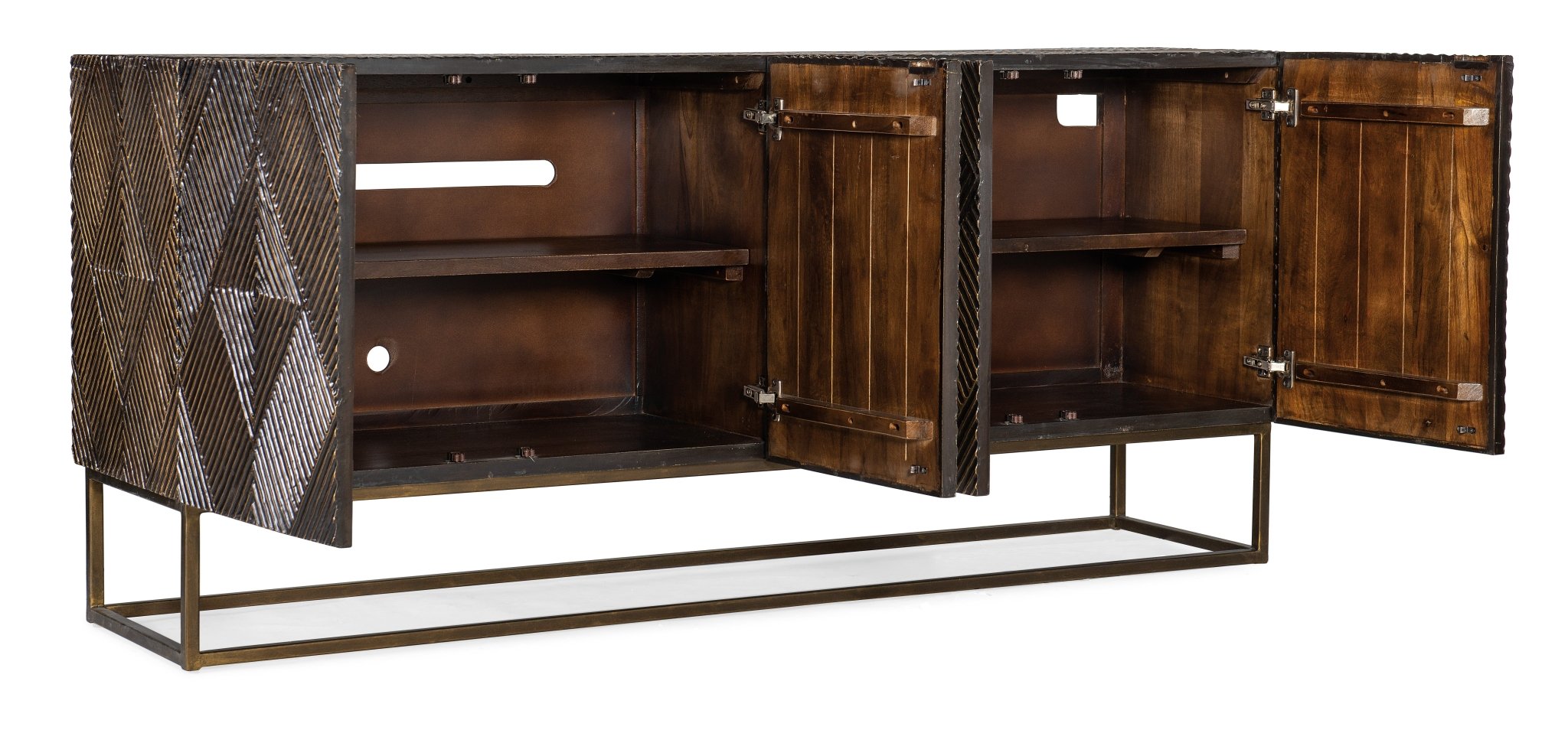 HookerMelange Marcellus Four Door Credenza