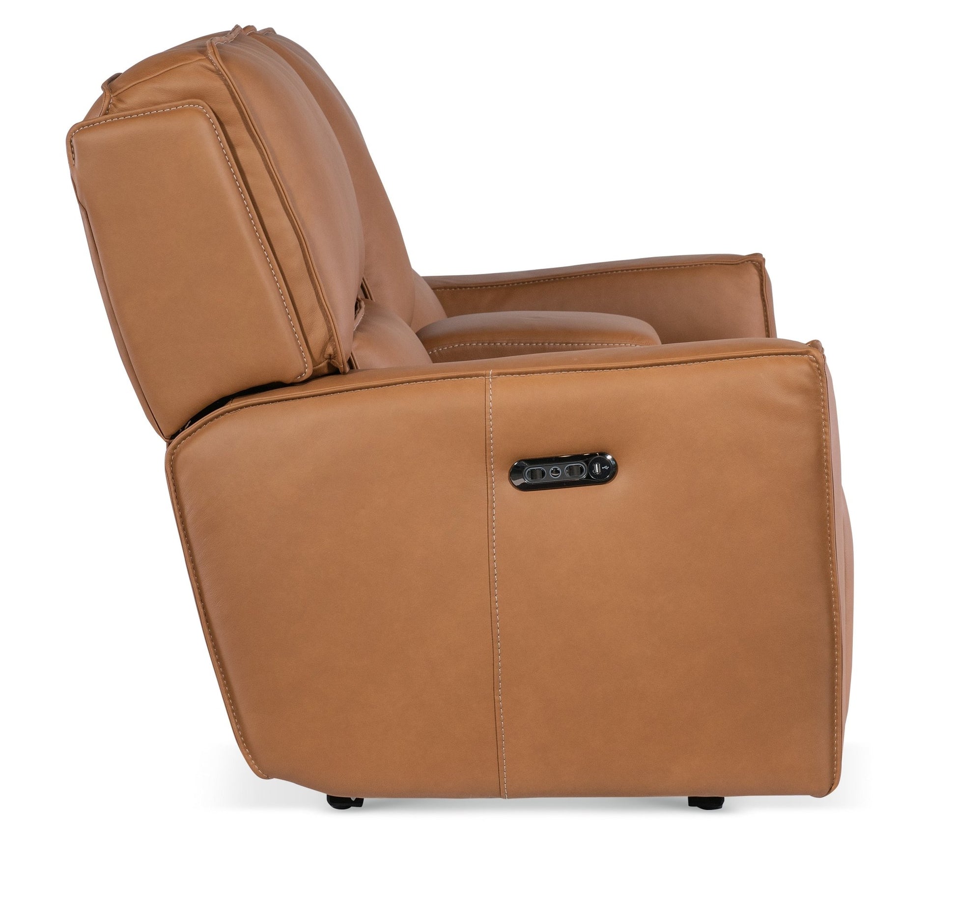 HookerMiles Zero Gravity Console Loveseat with Power Recline & Power Headrest
