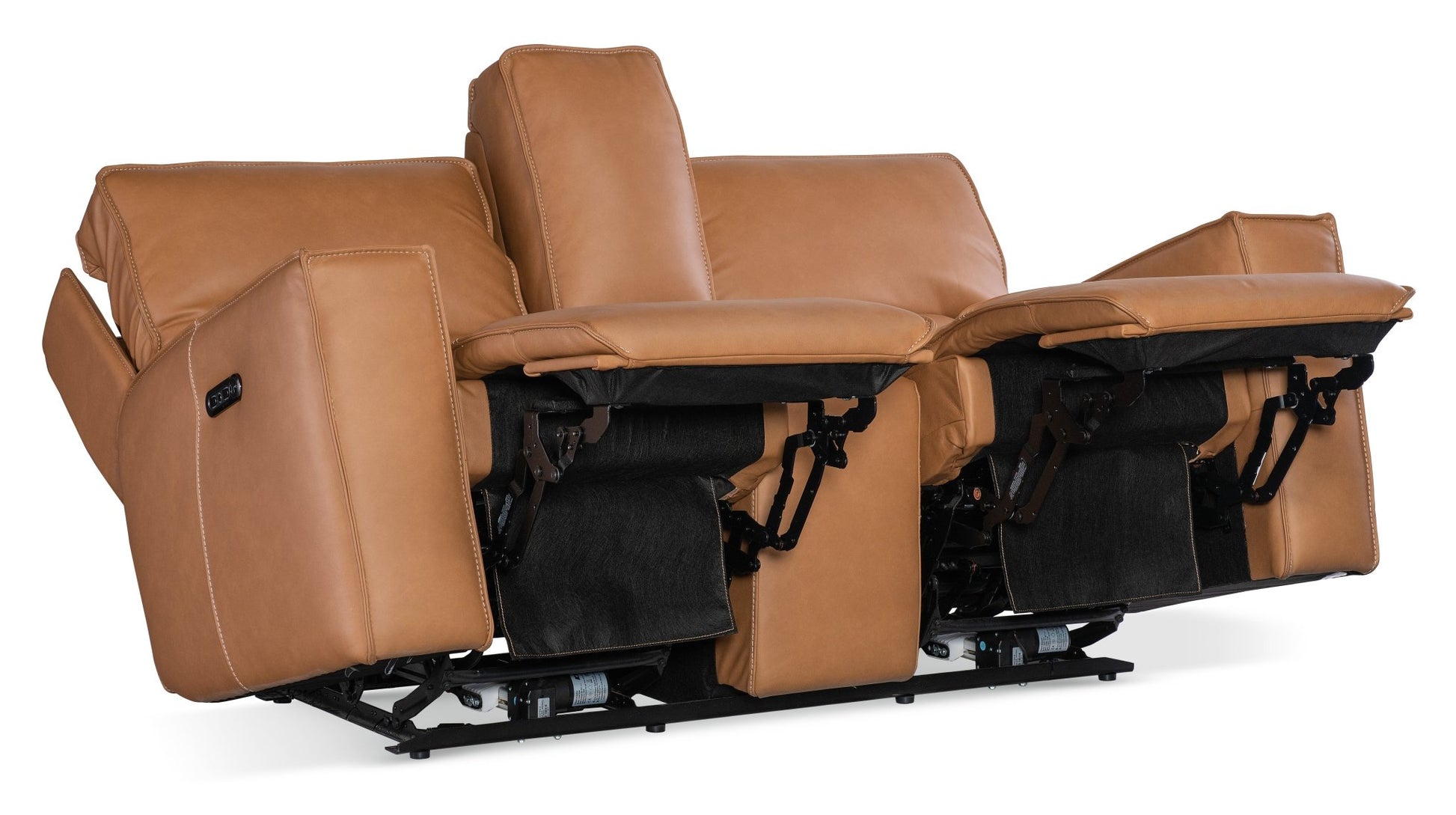HookerMiles Zero Gravity Console Loveseat with Power Recline & Power Headrest