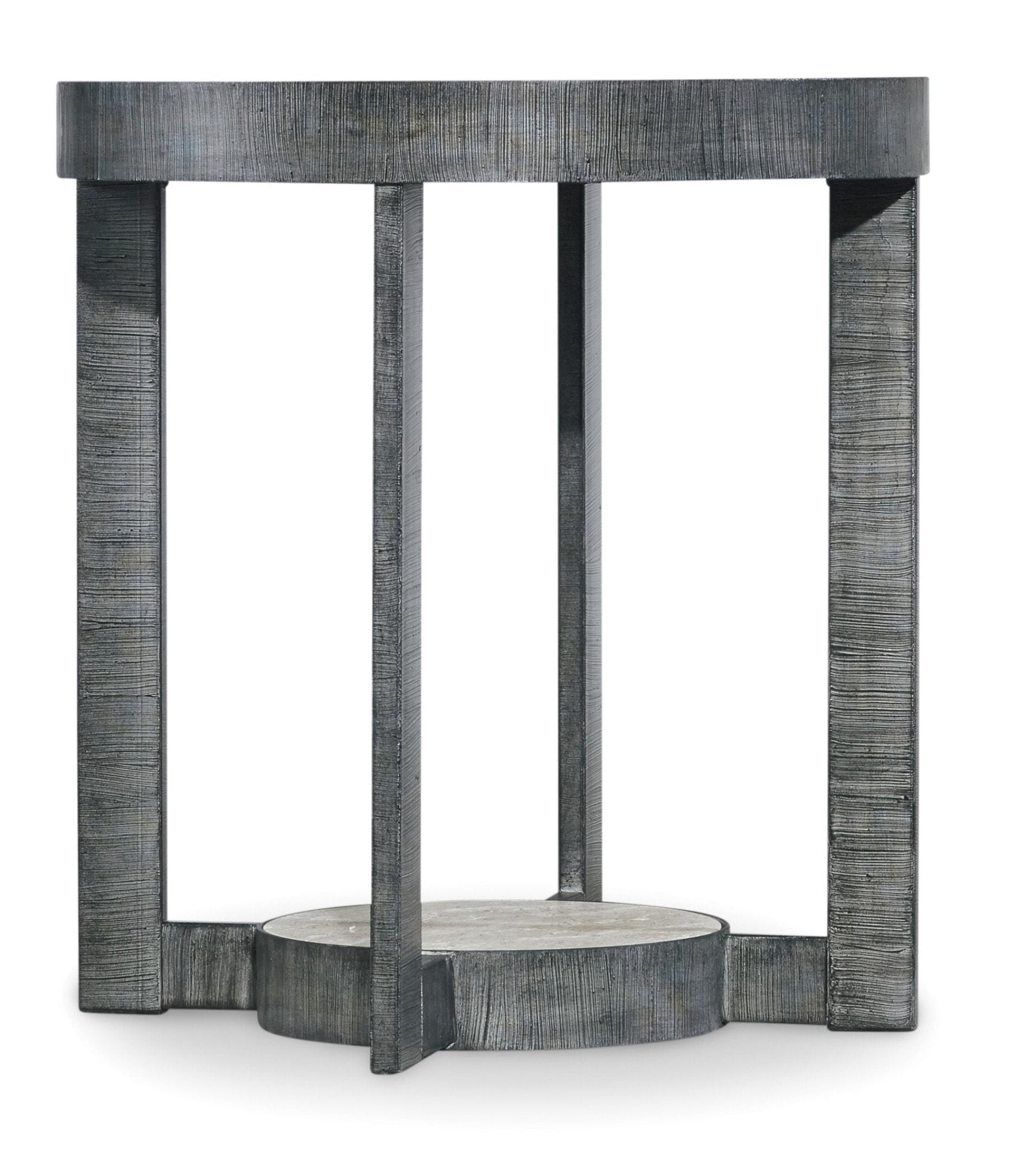 HookerMill Valley Round End Table