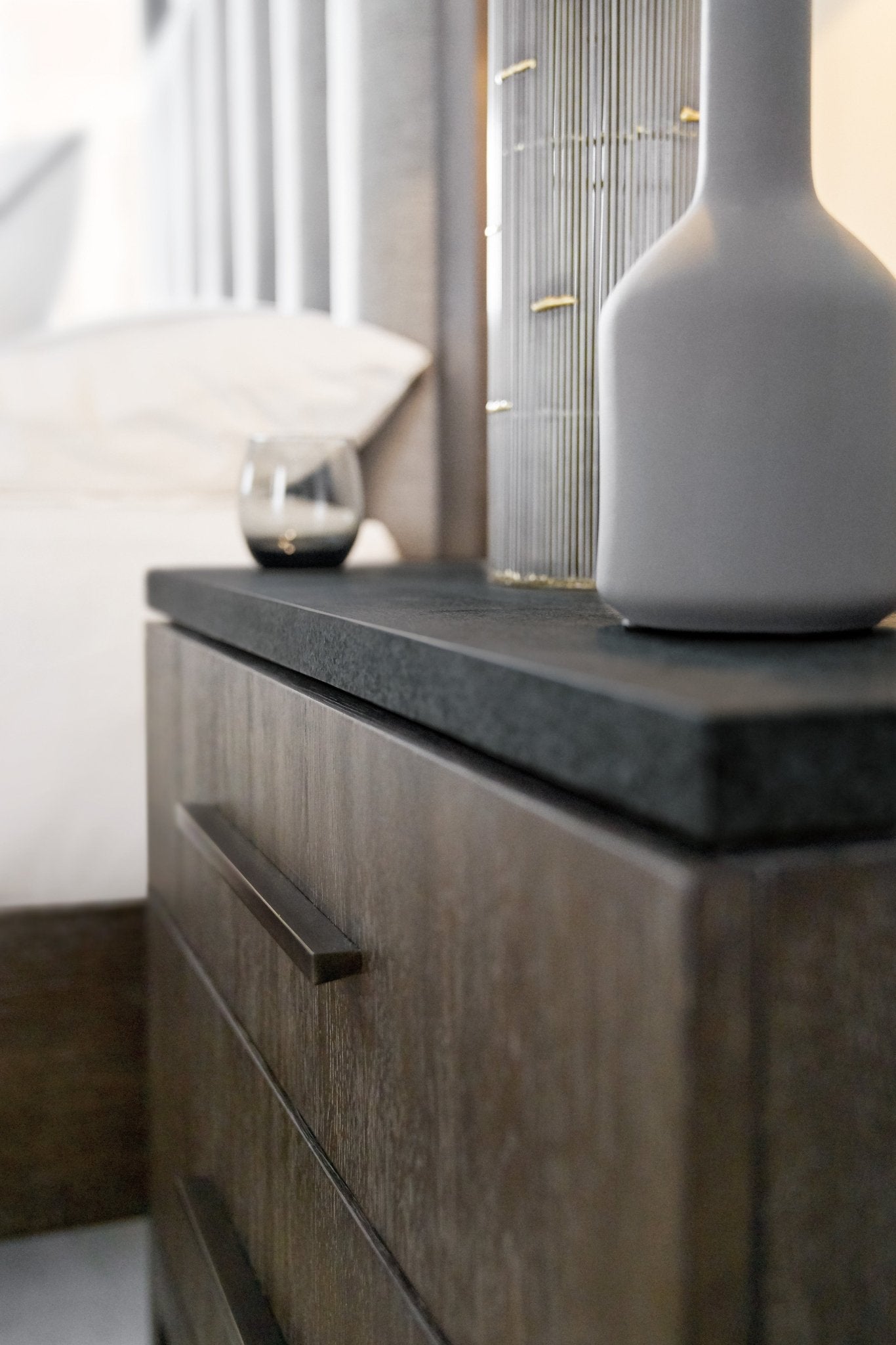 HookerMiramar Aventura San Marcos Stone Top Nightstand
