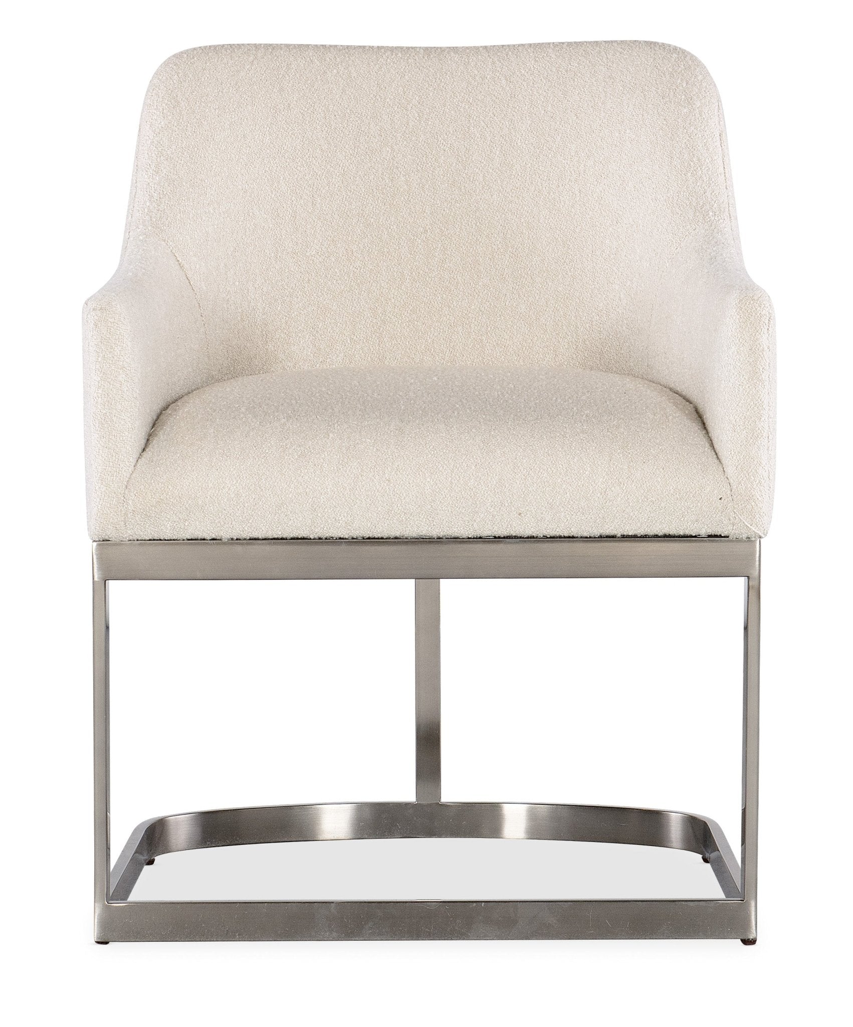HookerModern Mood Upholstered Arm Chair with Metal Base
