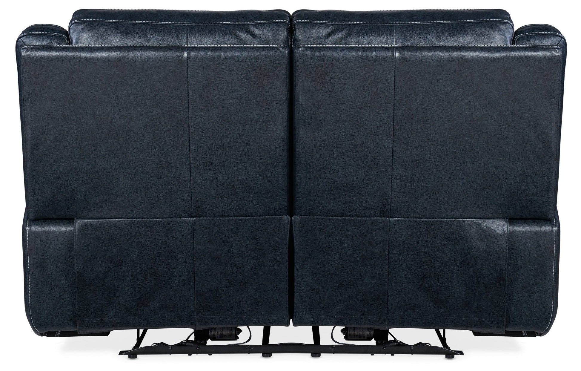 HookerMontel Lay Flat Power Loveseat with Power Headrest & Lumbar
