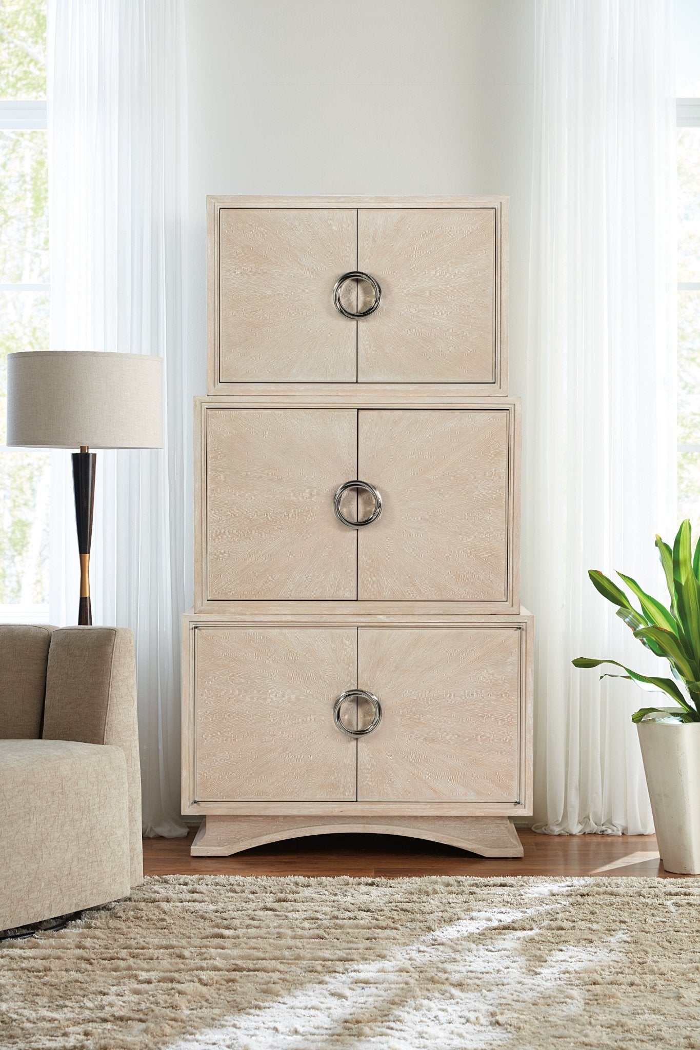 HookerNouveau Chic Bar Cabinet
