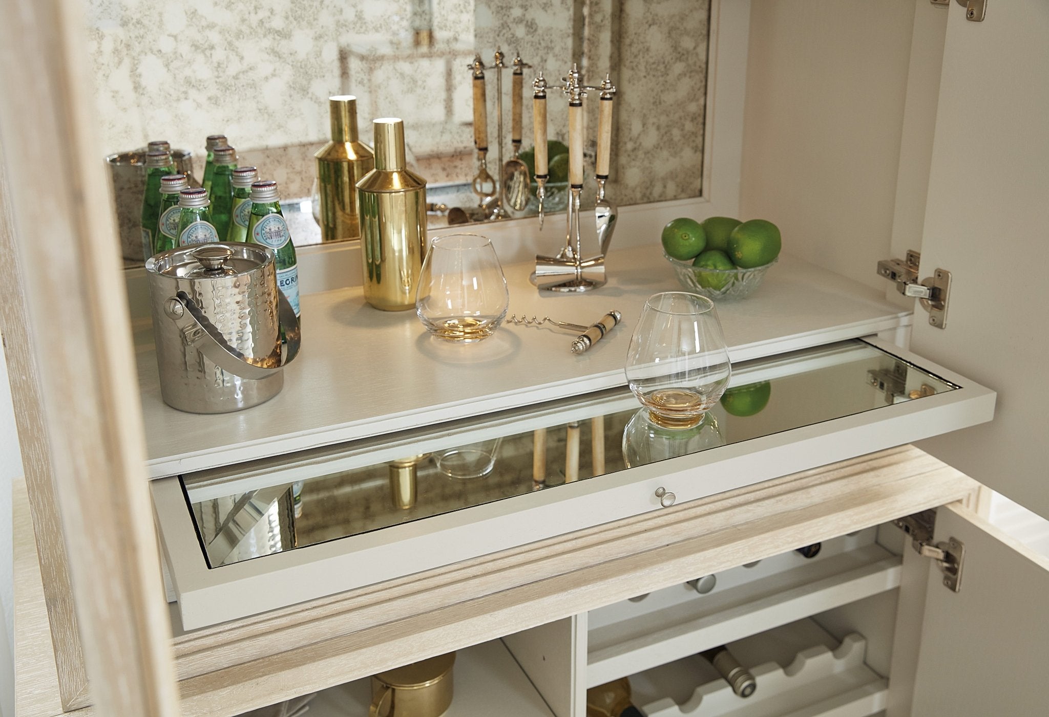HookerNouveau Chic Bar Cabinet