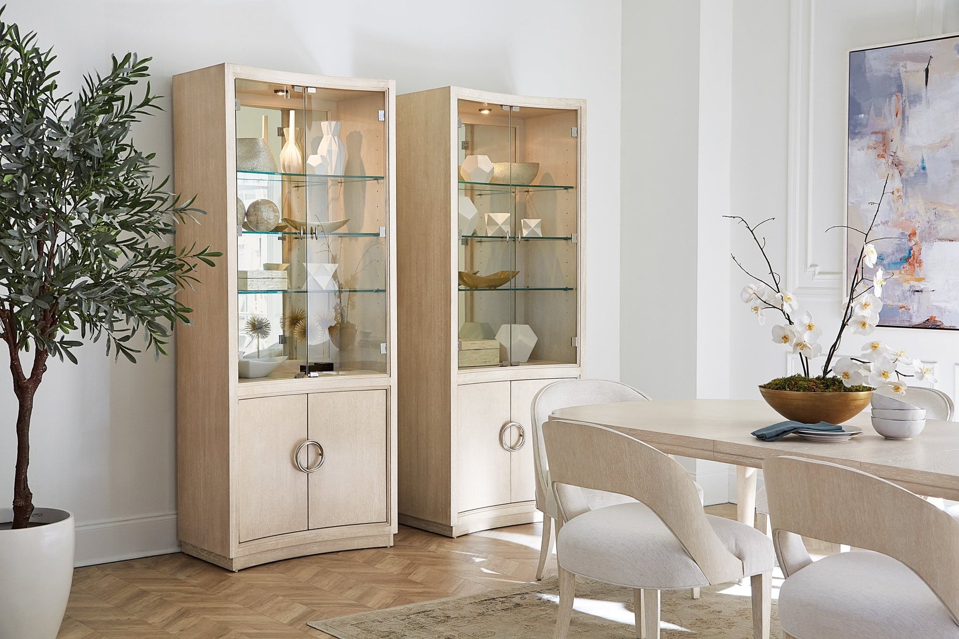 HookerNouveau Chic Display Cabinet