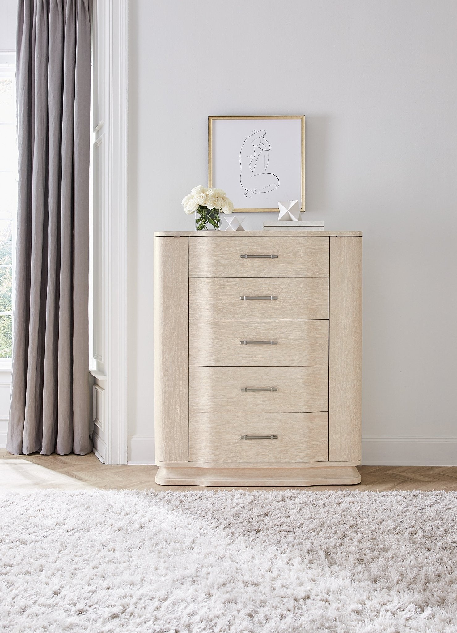 HookerNouveau Chic Five Drawer Chest