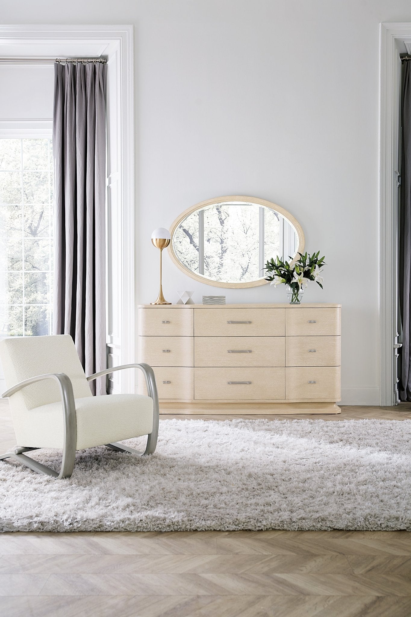 HookerNouveau Chic Nine Drawer Dresser