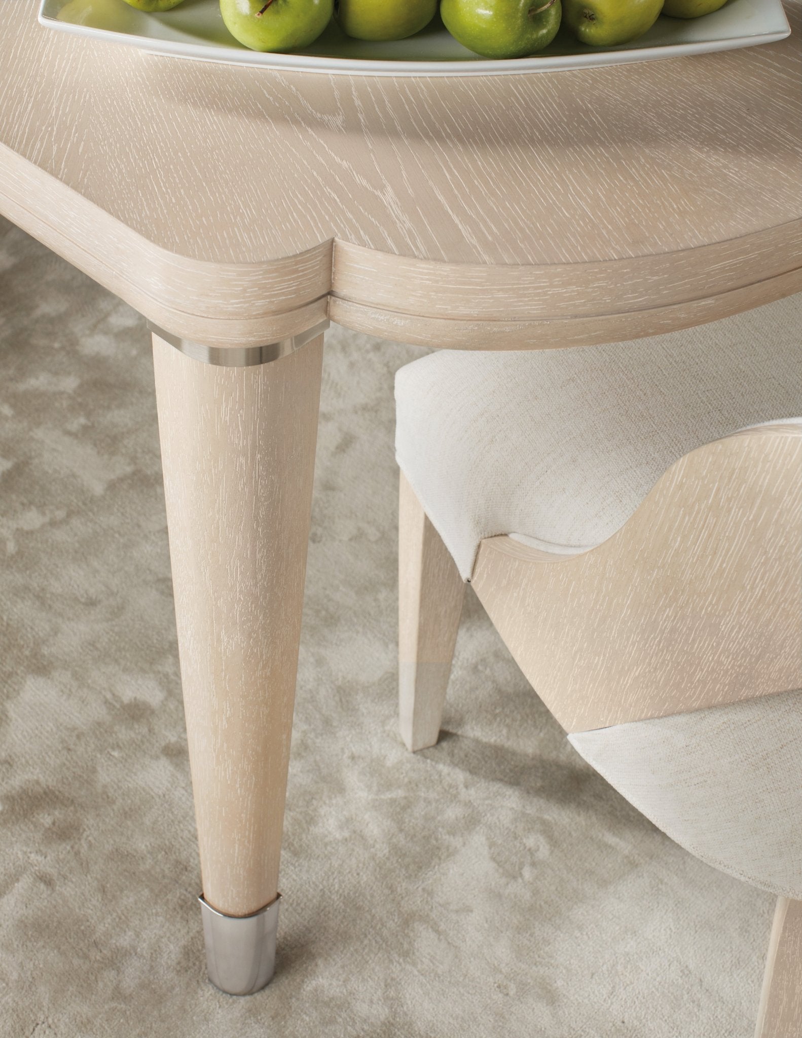 HookerNouveau Chic Rectangle Dining Table with 1 - 22in Leaf