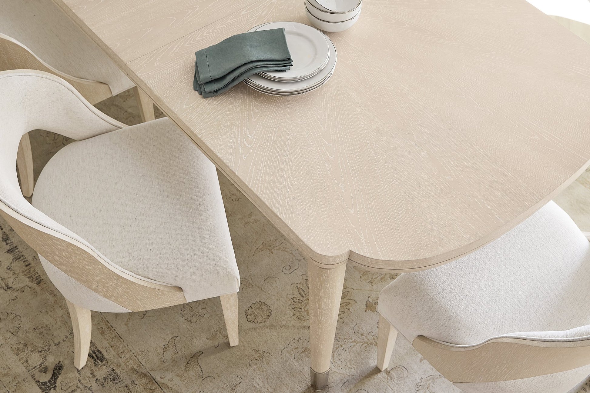 HookerNouveau Chic Rectangle Dining Table with 1 - 22in Leaf