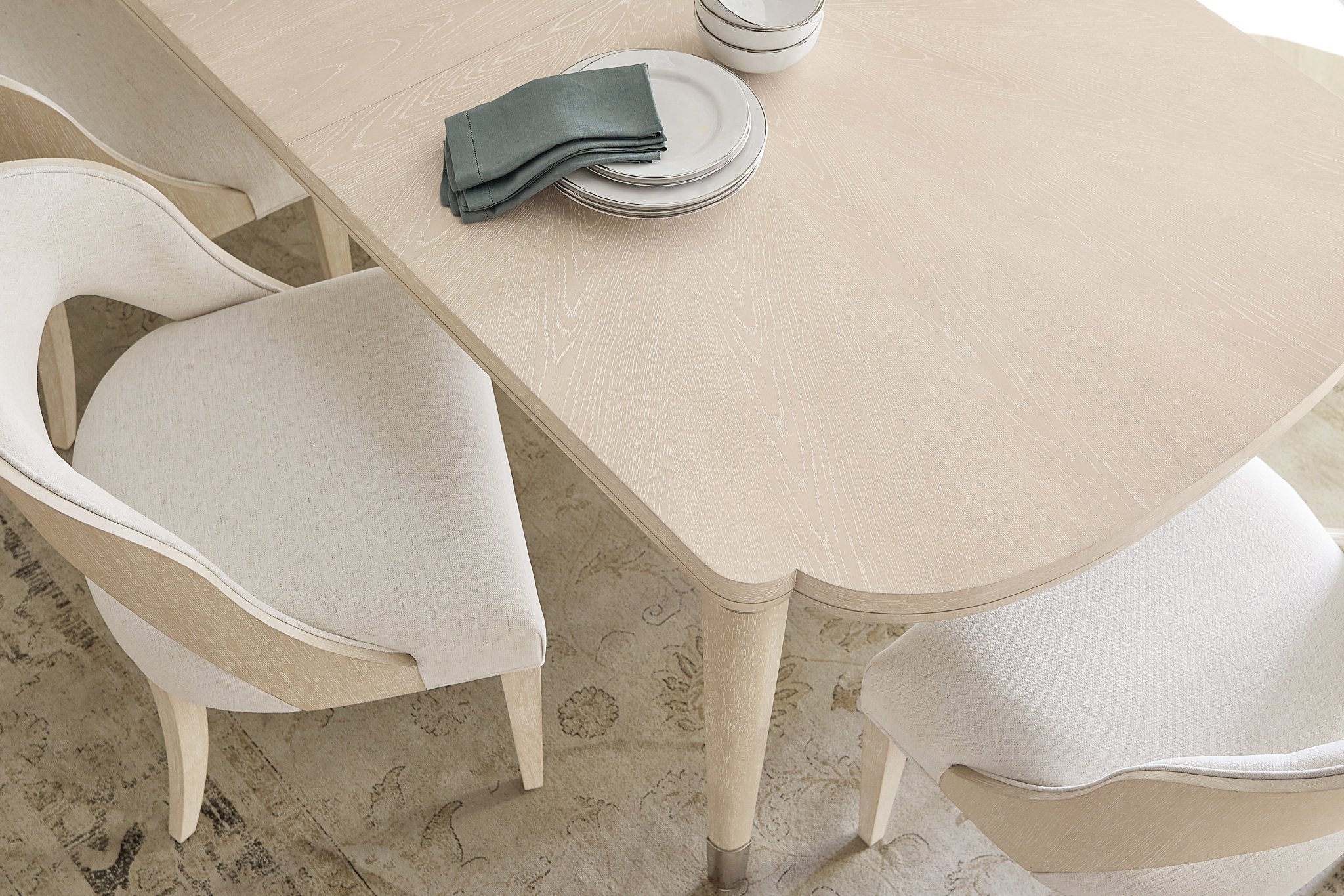 HookerNouveau Chic Rectangle Dining Table with 1 - 22in Leaf