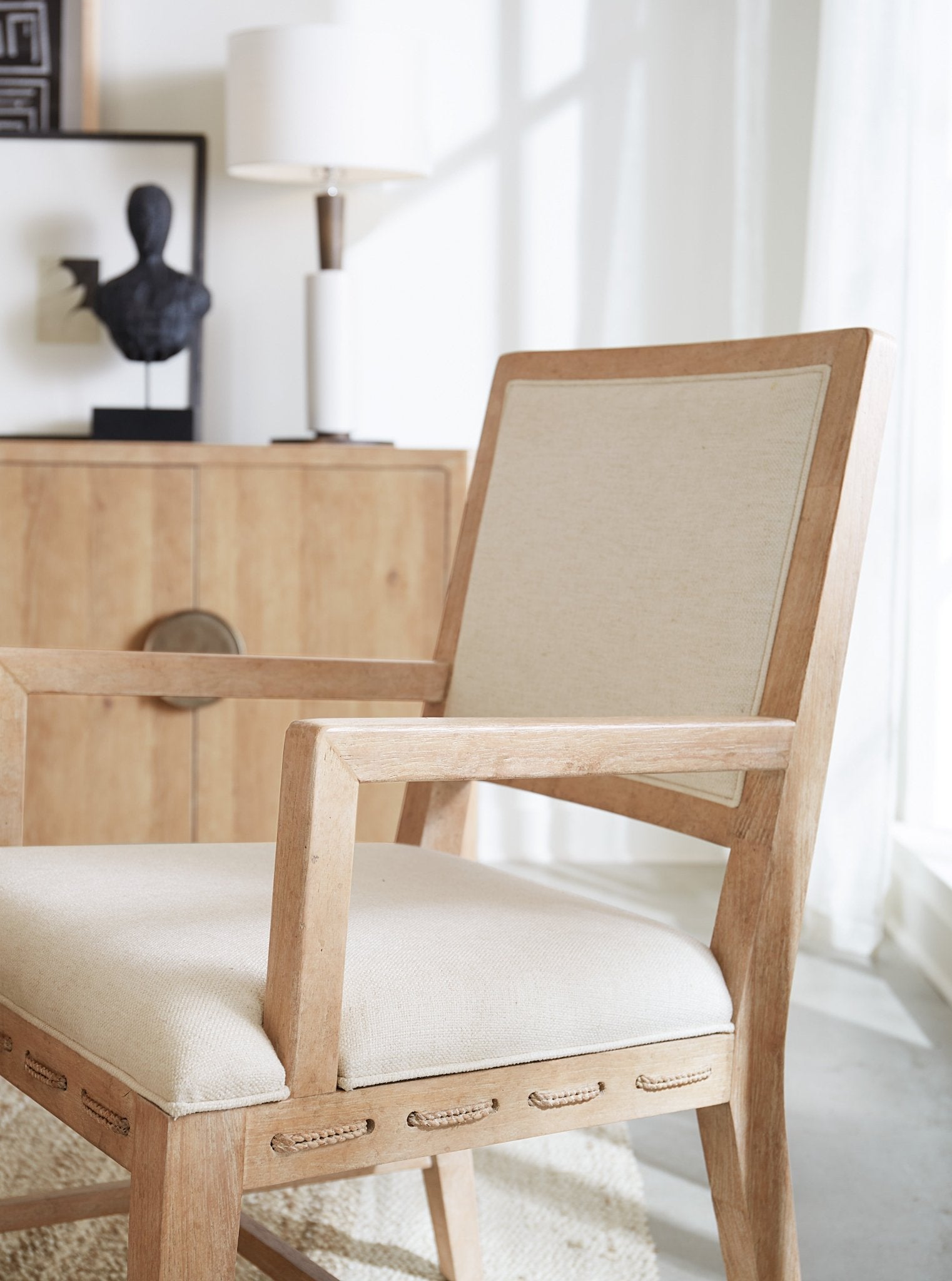 HookerRetreat Cane Back Arm Chair
